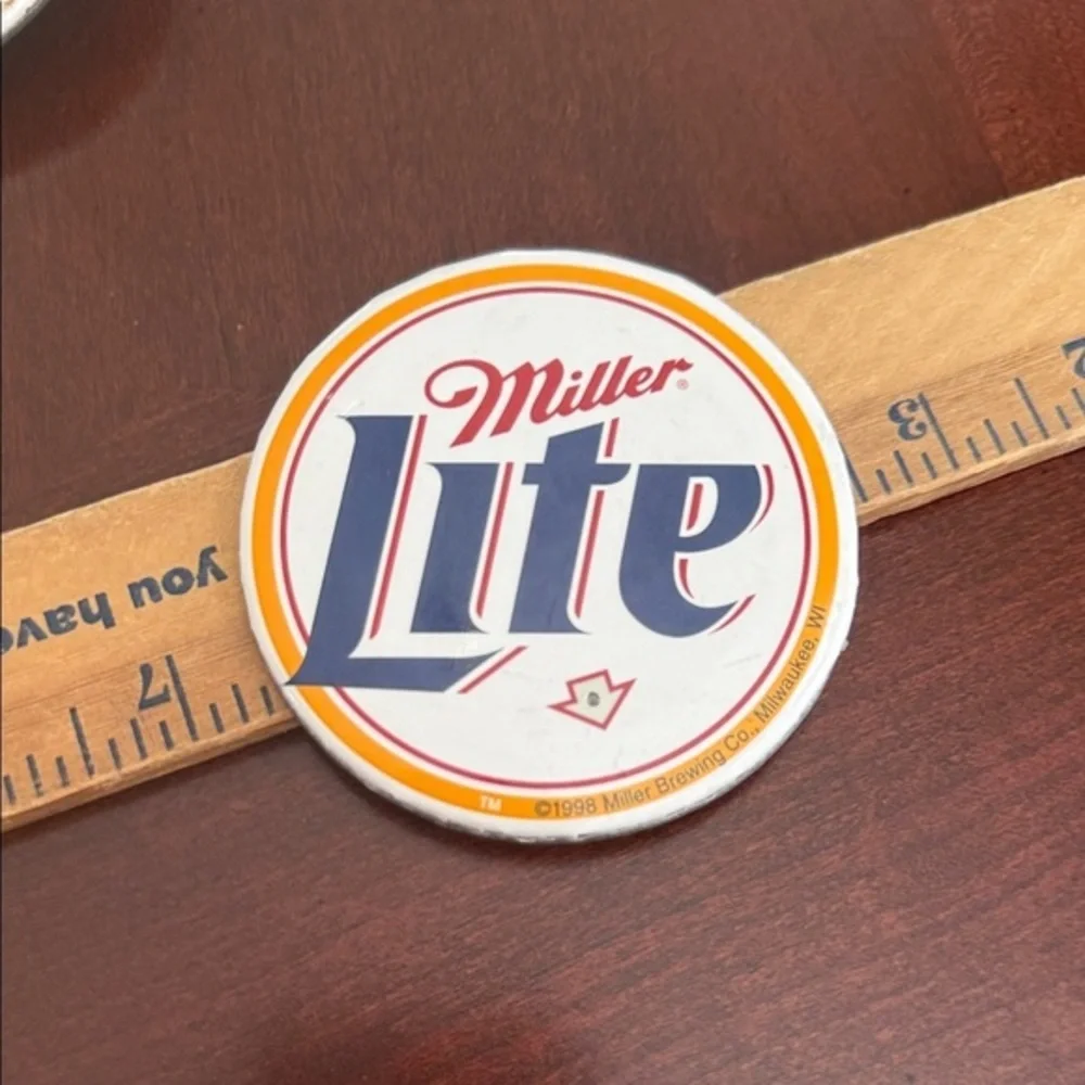 Vintage Miller Lite Brooch